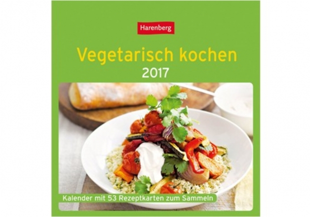 Kalender Vegetarisch kochen 2017 Cover